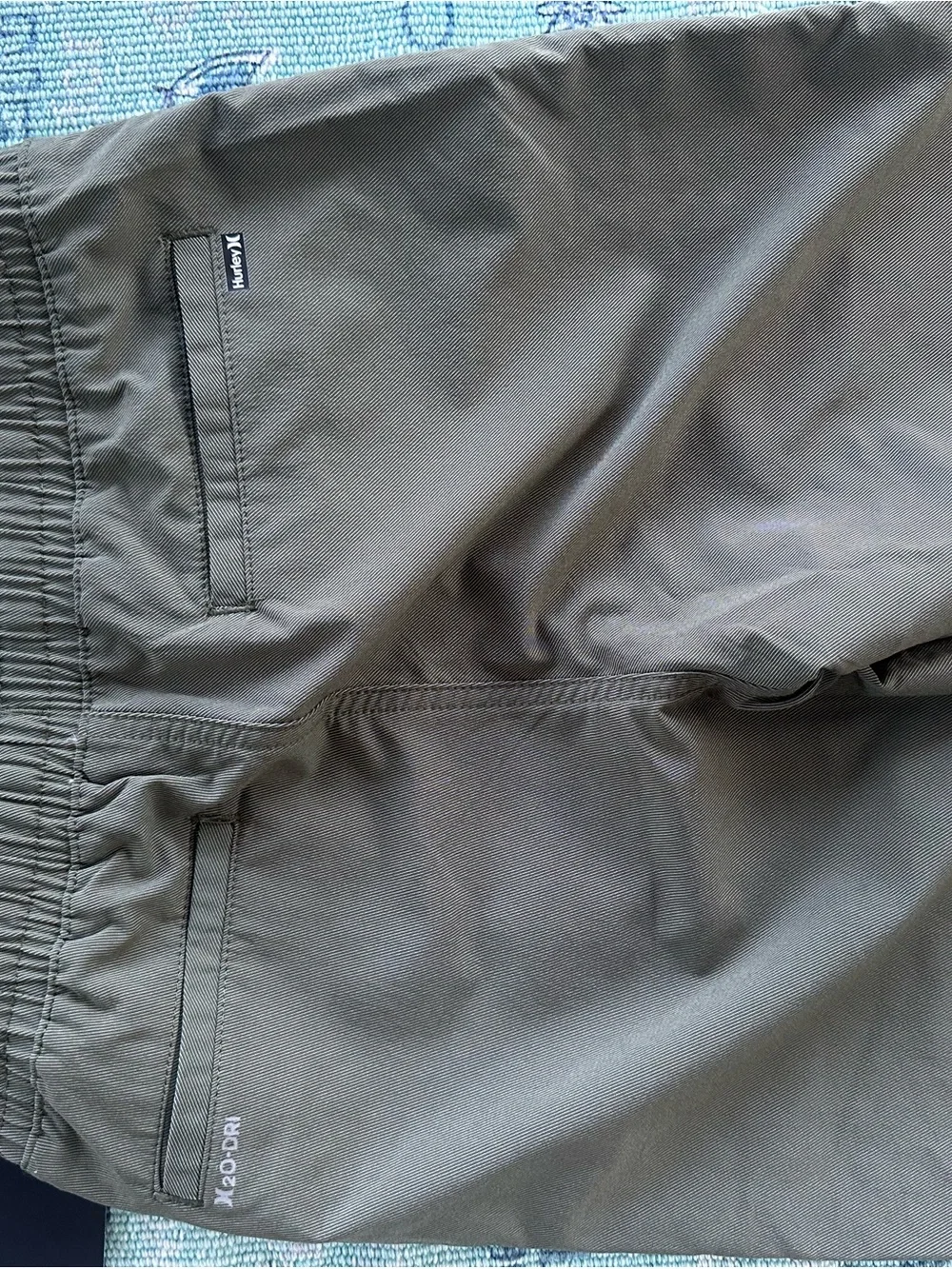 NWT Hurley Kids Olive Green 2-Way Stretch Joggers w/Elastic Waist Size Medium/10